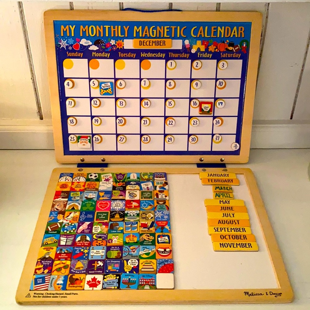 Melissa and Doug Magnetic Calender